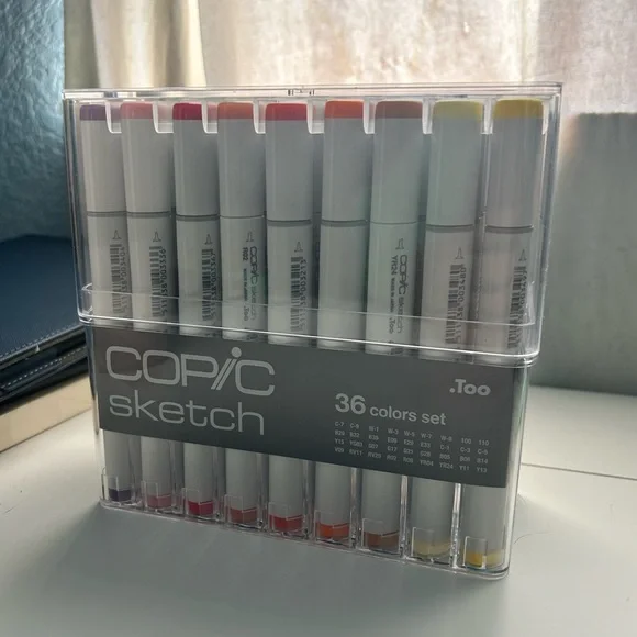 Copic Sketch Markers - Assorted Colors, set of 36 - Picture 1 of 5
